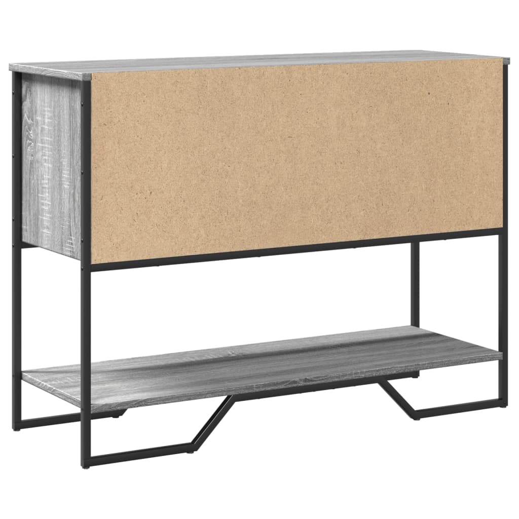 vidaXL Măsuță consolă, gri sonoma, 100x35x74,5 cm, lemn prelucrat vidaXL Măsuță consolă, gri sonoma, 100x35x74,5 cm, lemn prelucrat
