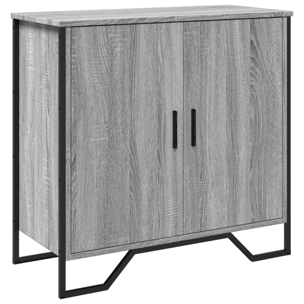 vidaXL Servantă, gri sonoma, 78x35,5x74,5 cm, lemn compozit