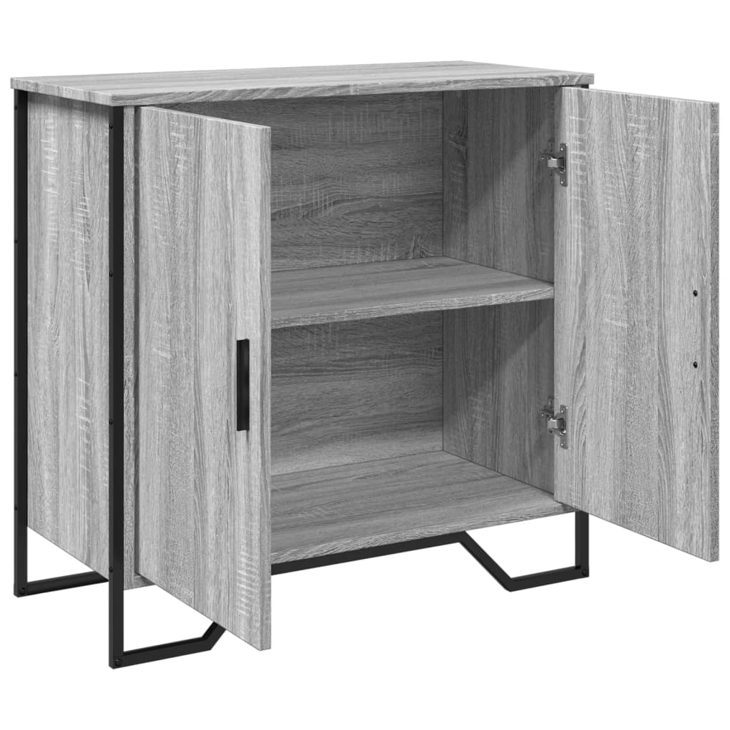 vidaXL Servantă, gri sonoma, 78x35,5x74,5 cm, lemn compozit
