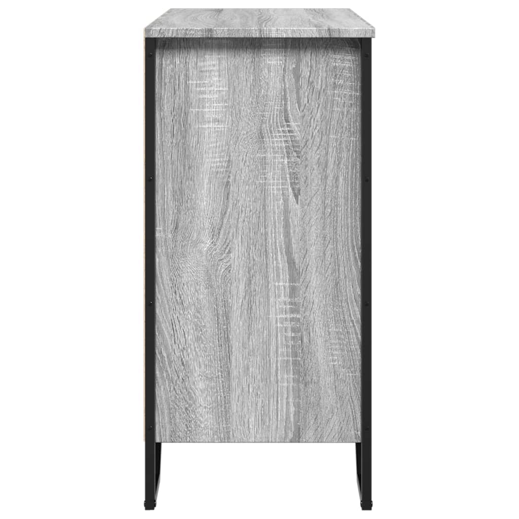 vidaXL Servantă, gri sonoma, 78x35,5x74,5 cm, lemn compozit