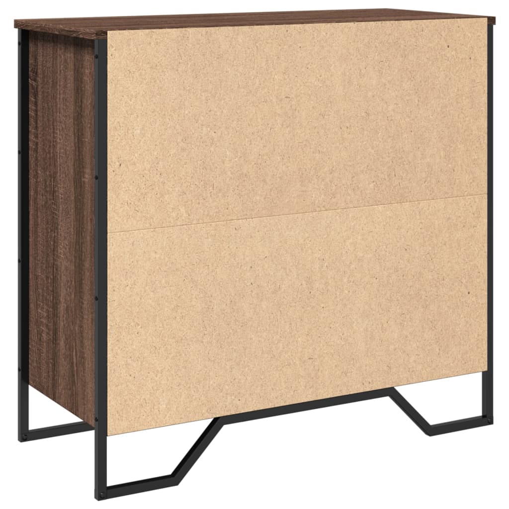vidaXL Dulap, stejar maro, 79,5x35,5x74,5 cm, lemn prelucrat