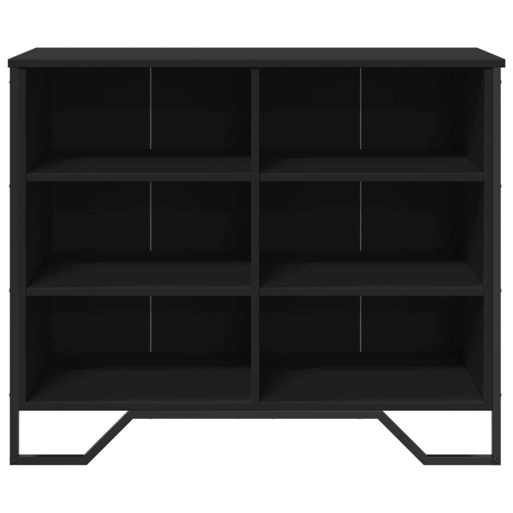 vidaXL Dulap, negru, 91x35,5x74,5 cm, lemn prelucrat