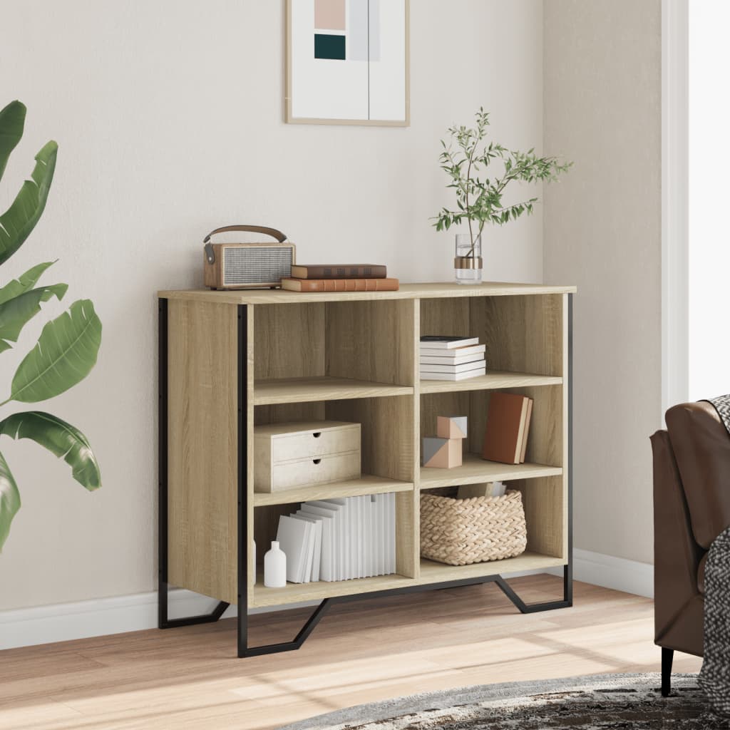 vidaXL Dulap, stejar sonoma, 91x35,5x74,5 cm, lemn prelucrat