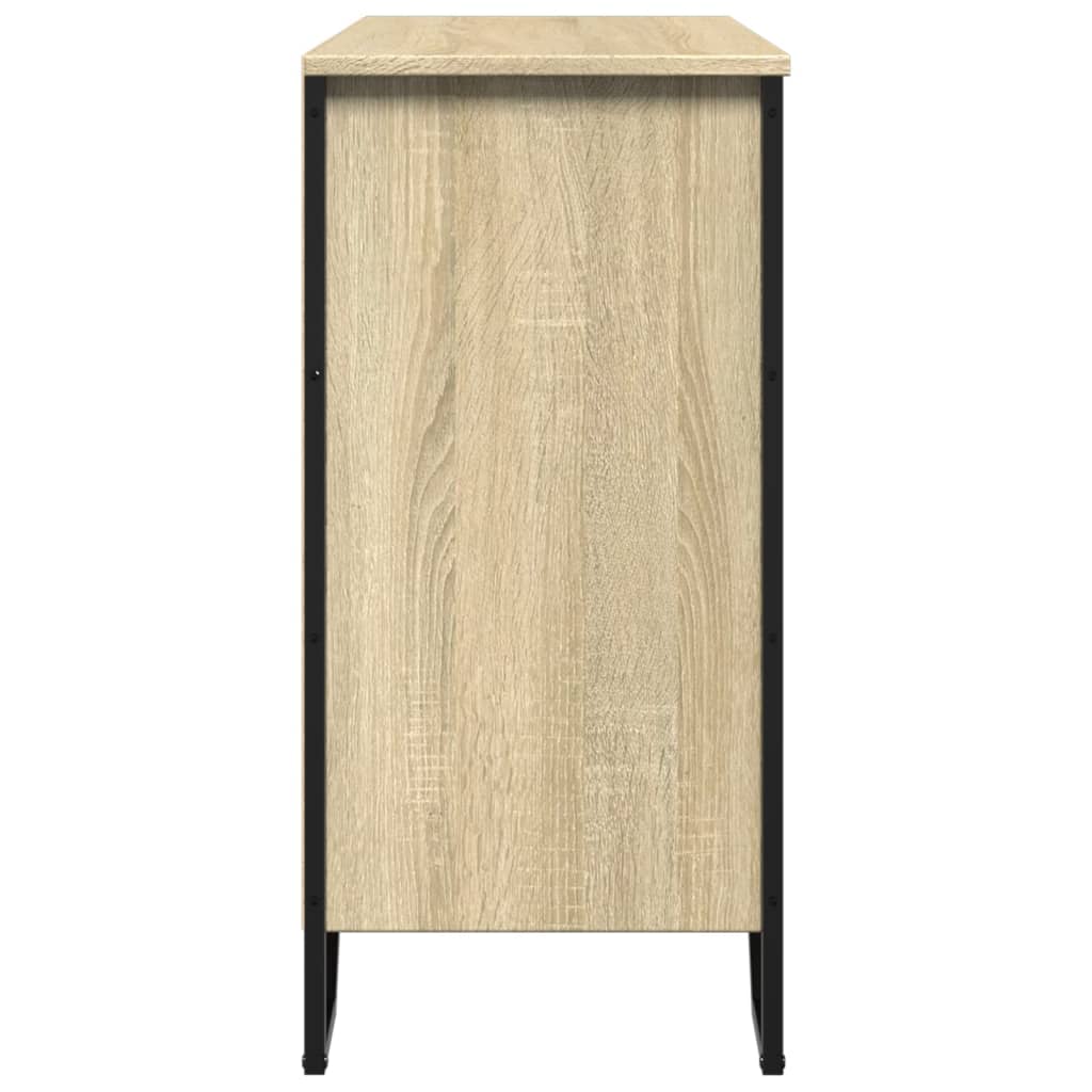 vidaXL Dulap, stejar sonoma, 91x35,5x74,5 cm, lemn prelucrat