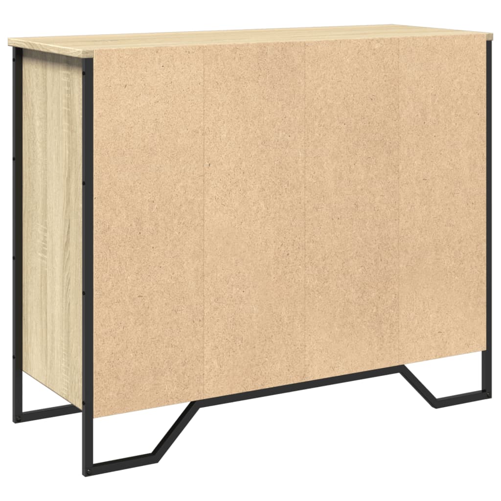 vidaXL Dulap, stejar sonoma, 91x35,5x74,5 cm, lemn prelucrat