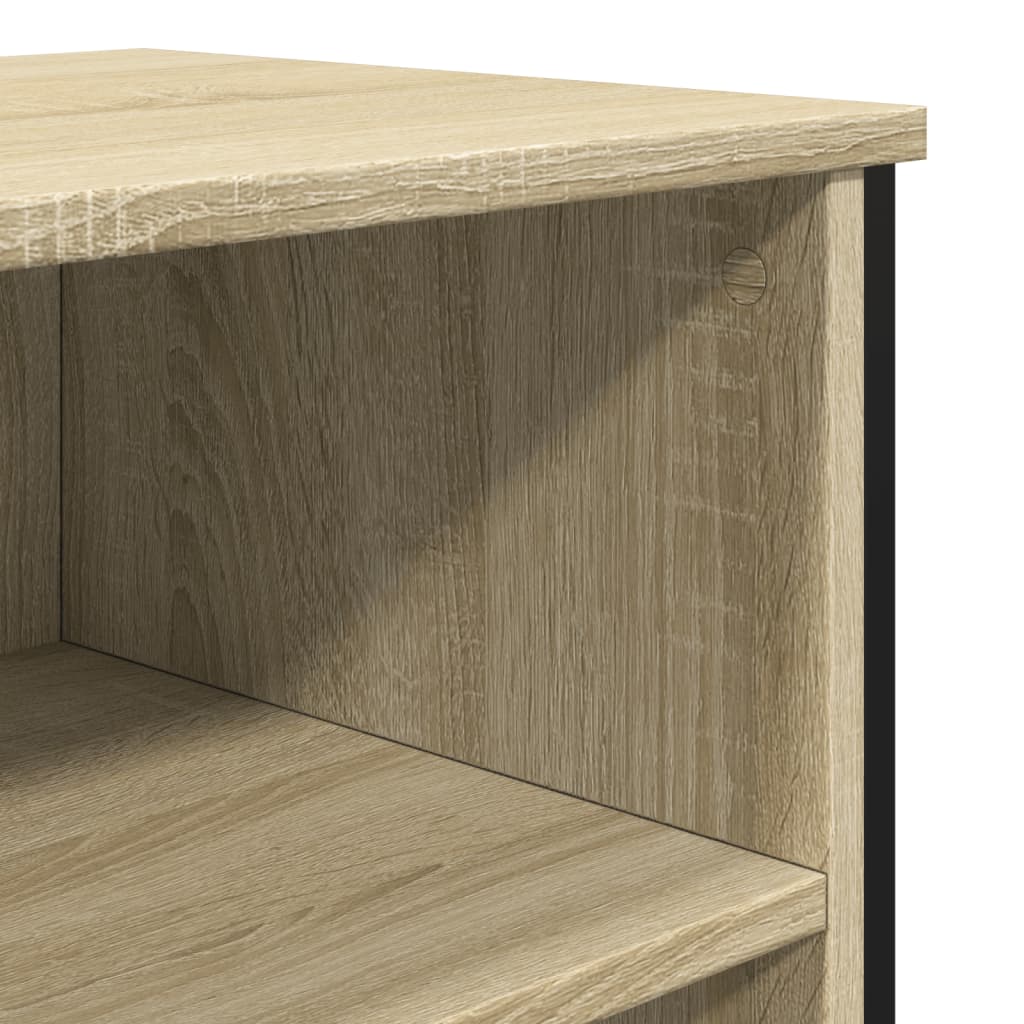 vidaXL Dulap, stejar sonoma, 91x35,5x74,5 cm, lemn prelucrat