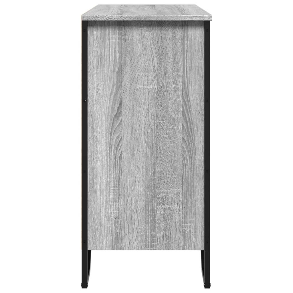 vidaXL Dulap, gri sonoma, 91x35,5x74,5 cm, lemn prelucrat vidaXL Dulap, gri sonoma, 91x35,5x74,5 cm, lemn prelucrat
