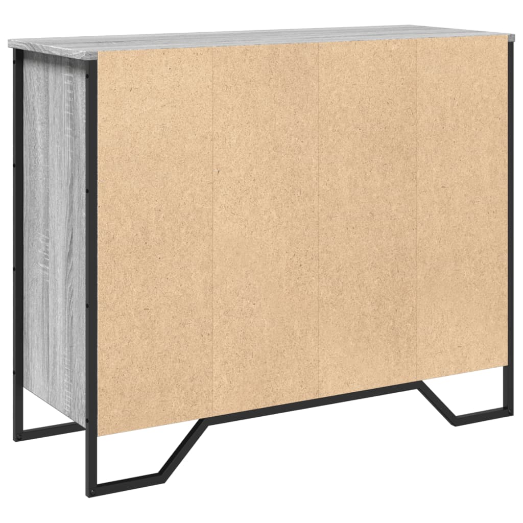vidaXL Dulap, gri sonoma, 91x35,5x74,5 cm, lemn prelucrat vidaXL Dulap, gri sonoma, 91x35,5x74,5 cm, lemn prelucrat