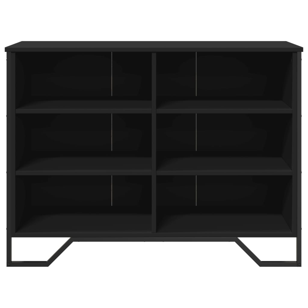 vidaXL Dulap, negru, 101x35,5x74,5 cm, lemn prelucrat