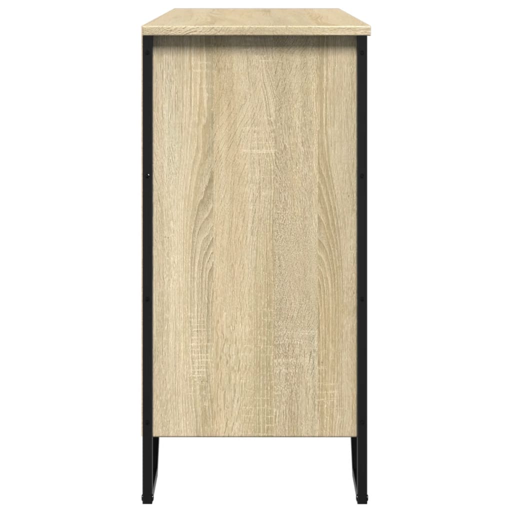 vidaXL Dulap, stejar sonoma, 101x35,5x74,5 cm, lemn prelucrat