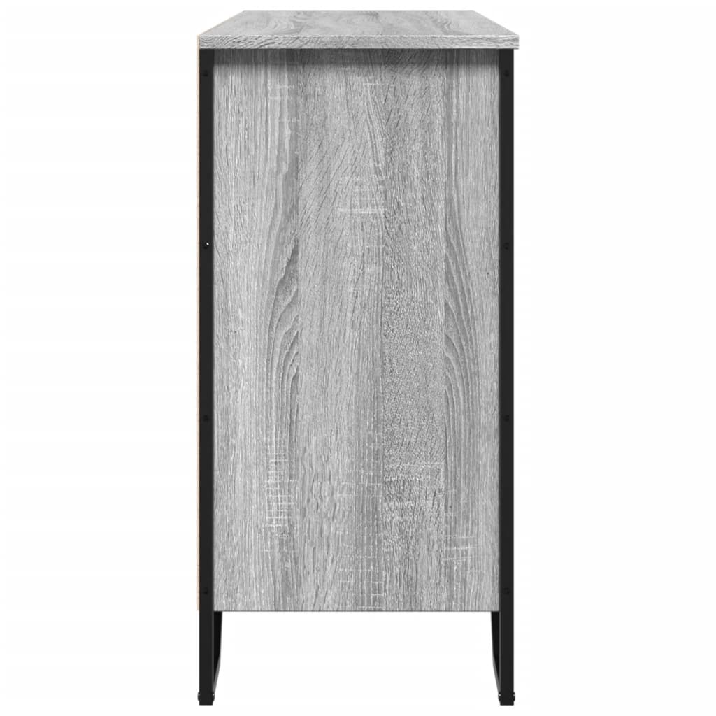 vidaXL Dulap, gri sonoma, 101x35,5x74,5 cm, lemn prelucrat vidaXL Dulap, gri sonoma, 101x35,5x74,5 cm, lemn prelucrat