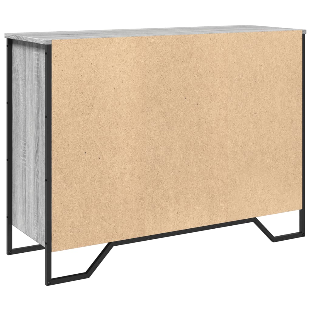 vidaXL Dulap, gri sonoma, 101x35,5x74,5 cm, lemn prelucrat vidaXL Dulap, gri sonoma, 101x35,5x74,5 cm, lemn prelucrat