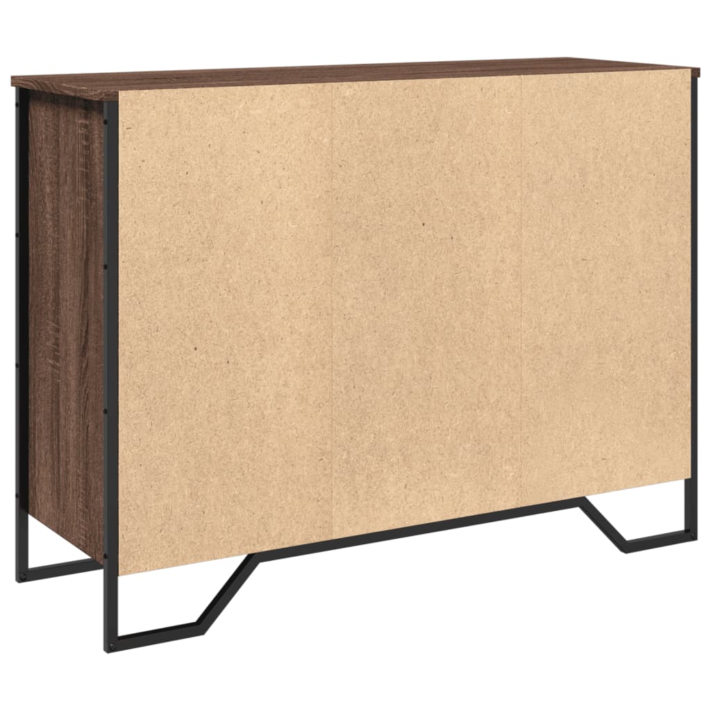 vidaXL Dulap, stejar maro, 101x35,5x74,5 cm, lemn prelucrat