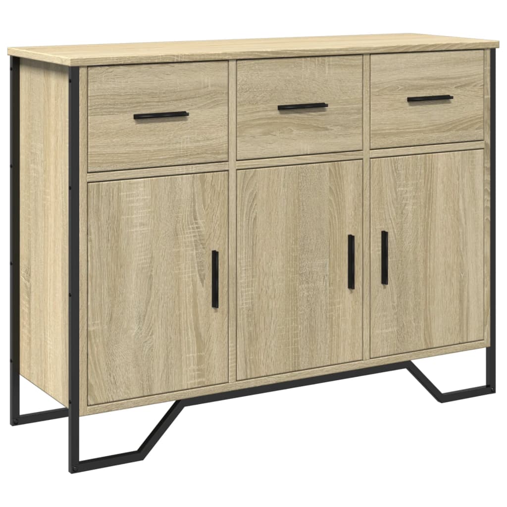 vidaXL Dulap, stejar sonoma, 97x32,5x74,5 cm, lemn prelucrat