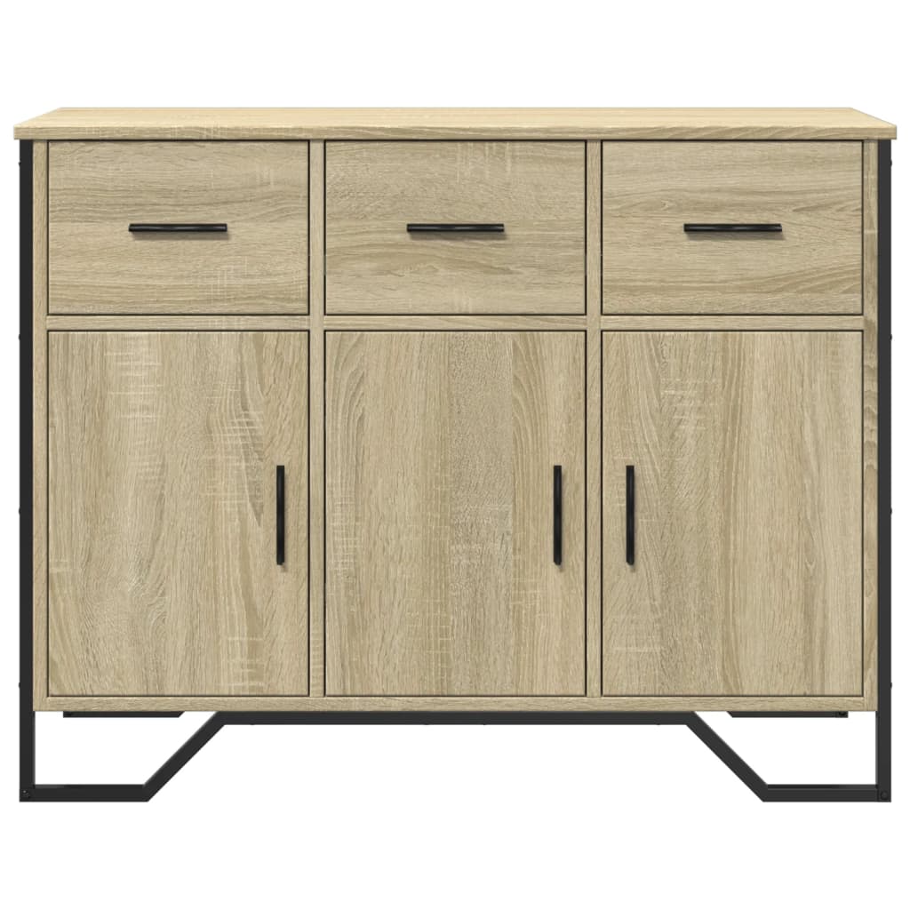 vidaXL Dulap, stejar sonoma, 97x32,5x74,5 cm, lemn prelucrat