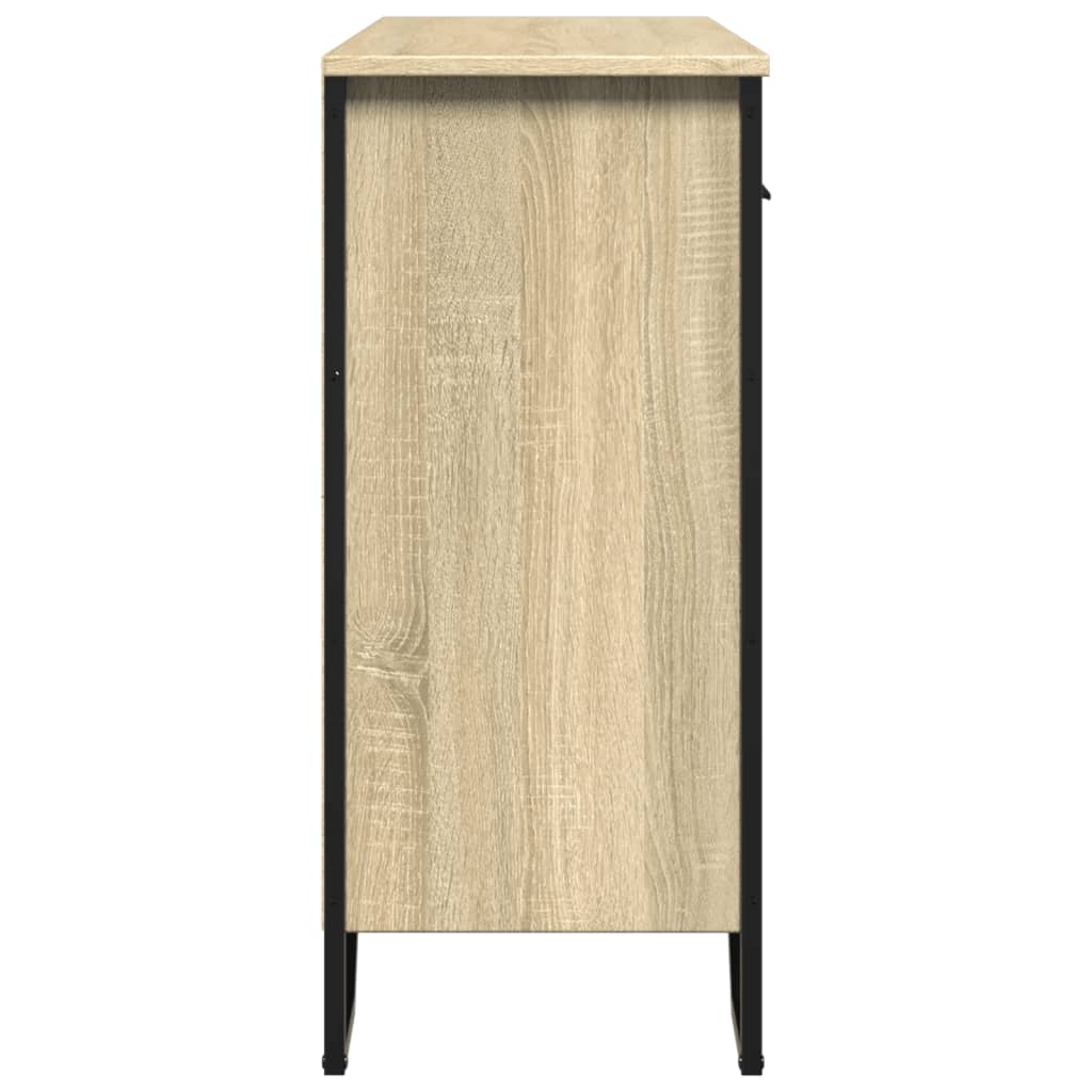 vidaXL Dulap, stejar sonoma, 97x32,5x74,5 cm, lemn prelucrat