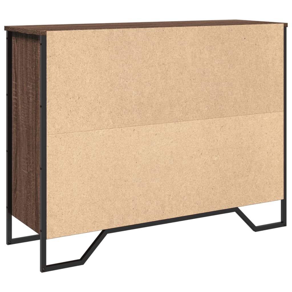 vidaXL Dulap, stejar maro, 97x32,5x74,5 cm, lemn prelucrat