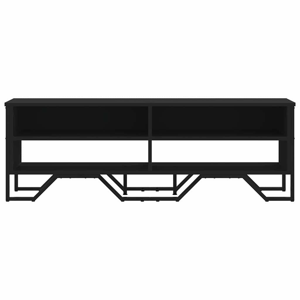 vidaXL Dulap TV, negru, 122x34x41 cm, lemn prelucrat