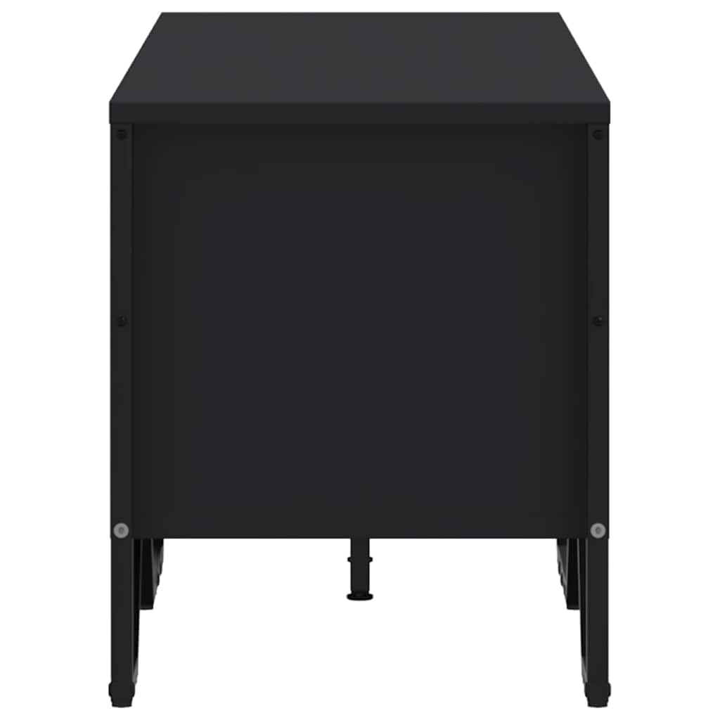vidaXL Dulap TV, negru, 122x34x41 cm, lemn prelucrat