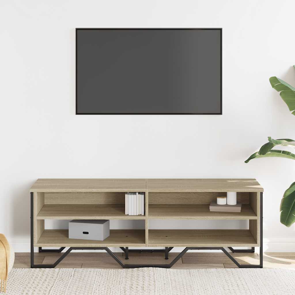 vidaXL Dulap TV, stejar sonoma, 122x34x41 cm, lemn prelucrat vidaXL Dulap TV, stejar sonoma, 122x34x41 cm, lemn prelucrat