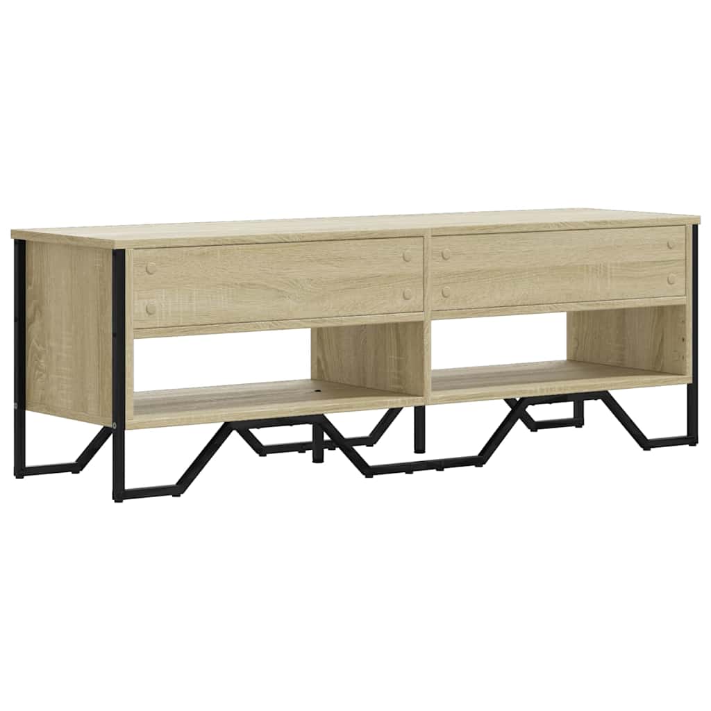 vidaXL Dulap TV, stejar sonoma, 122x34x41 cm, lemn prelucrat vidaXL Dulap TV, stejar sonoma, 122x34x41 cm, lemn prelucrat