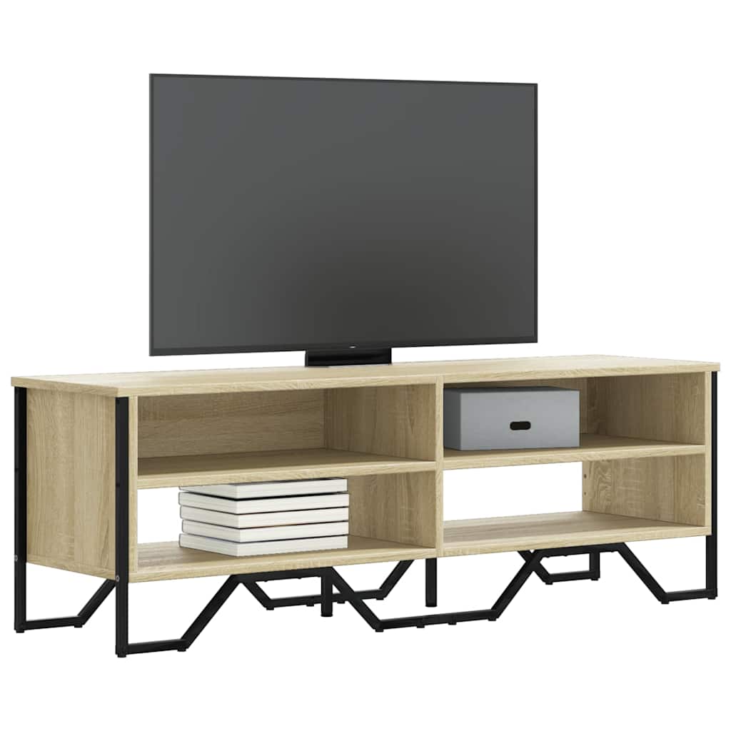 vidaXL Dulap TV, stejar sonoma, 122x34x41 cm, lemn prelucrat vidaXL Dulap TV, stejar sonoma, 122x34x41 cm, lemn prelucrat