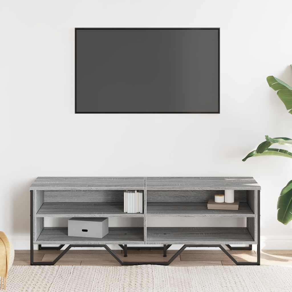 vidaXL Dulap TV, gri sonoma, 122x34x41 cm, lemn prelucrat