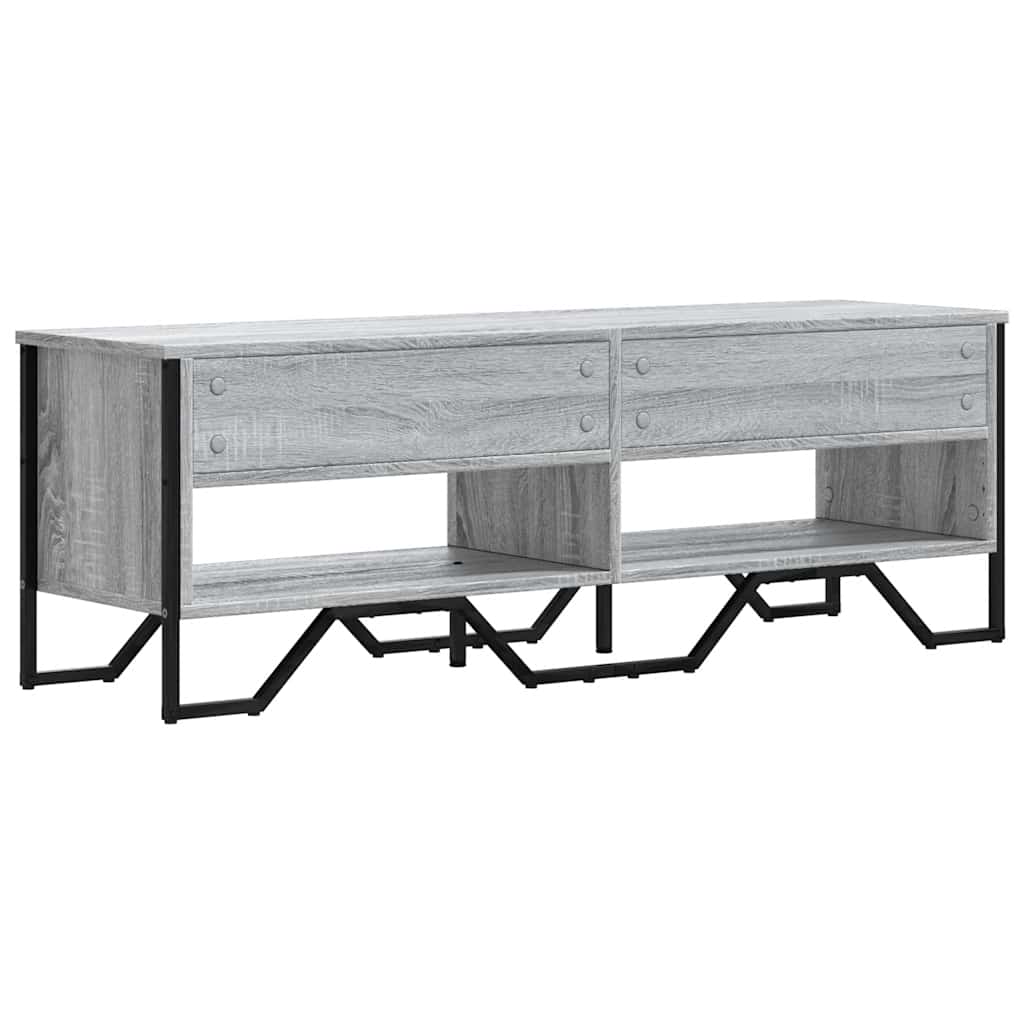 vidaXL Dulap TV, gri sonoma, 122x34x41 cm, lemn prelucrat