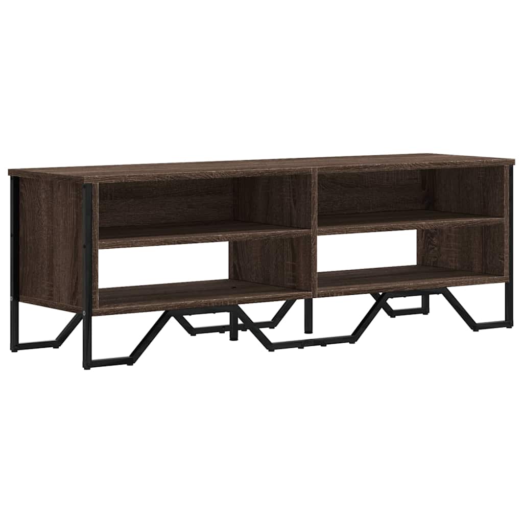 vidaXL Dulap TV, stejar maro, 122x34x41 cm, lemn prelucrat vidaXL Dulap TV, stejar maro, 122x34x41 cm, lemn prelucrat