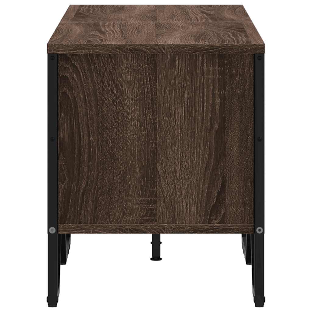 vidaXL Dulap TV, stejar maro, 122x34x41 cm, lemn prelucrat vidaXL Dulap TV, stejar maro, 122x34x41 cm, lemn prelucrat