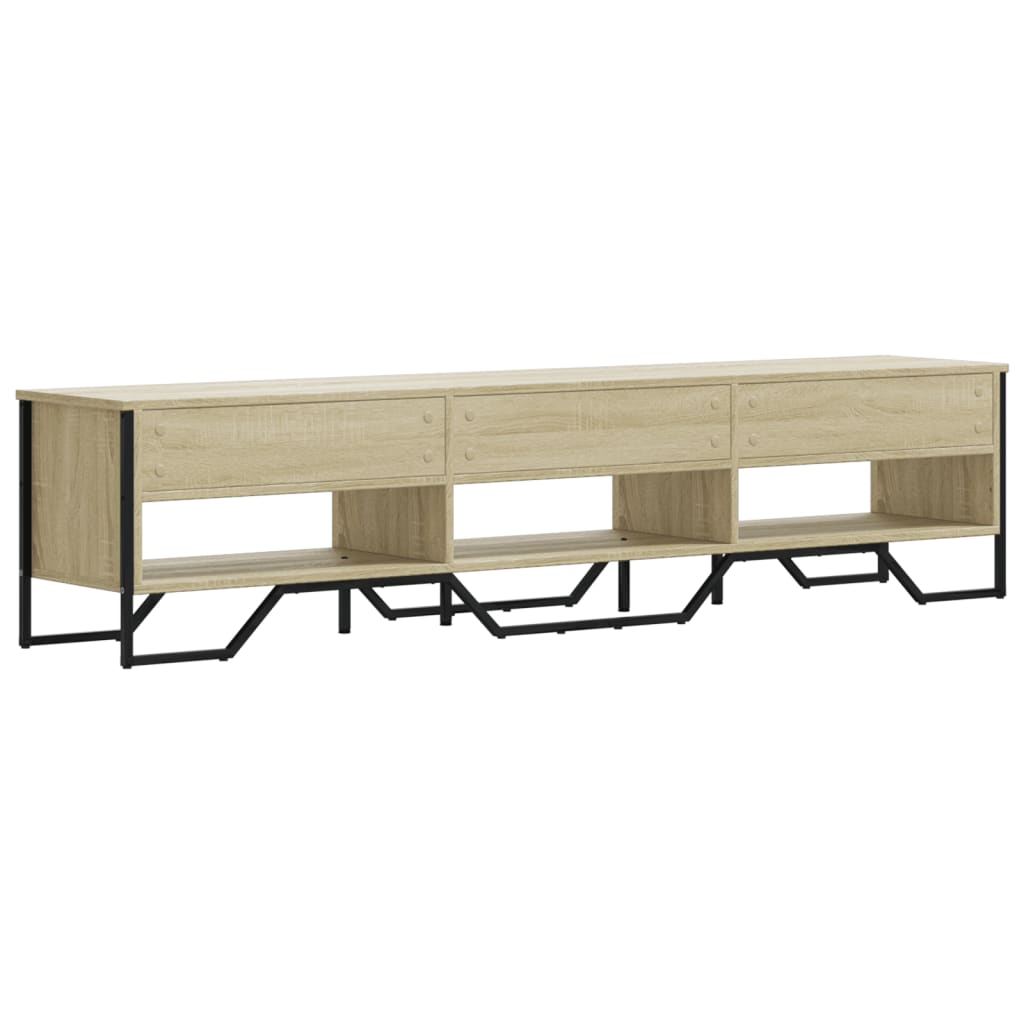 vidaXL Dulap TV, stejar sonoma, 180x34x41 cm, lemn prelucrat vidaXL Dulap TV, stejar sonoma, 180x34x41 cm, lemn prelucrat