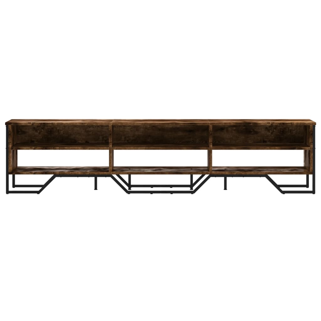 vidaXL Dulap TV, stejar fumuriu, 180x34x41 cm, lemn prelucrat vidaXL Dulap TV, stejar fumuriu, 180x34x41 cm, lemn prelucrat