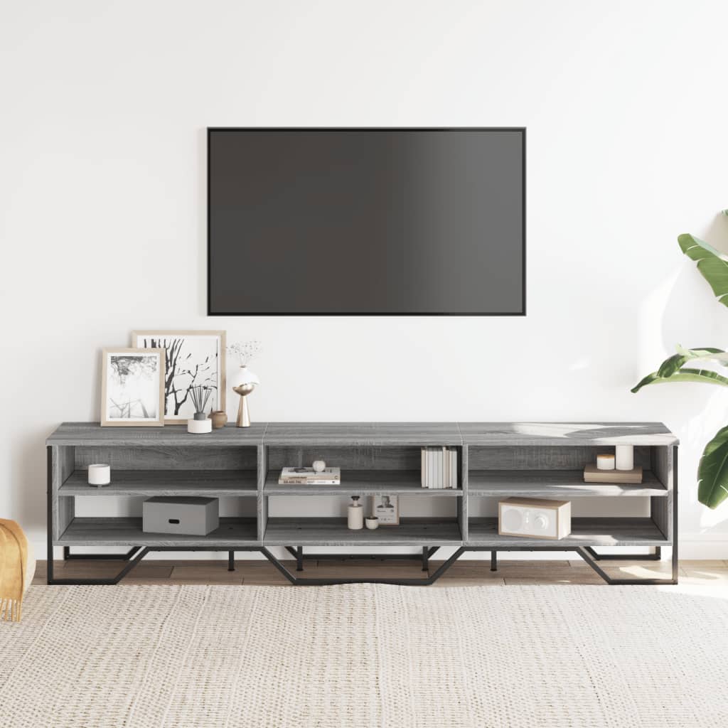 vidaXL Dulap TV, gri sonoma, 180x34x41 cm, lemn prelucrat
