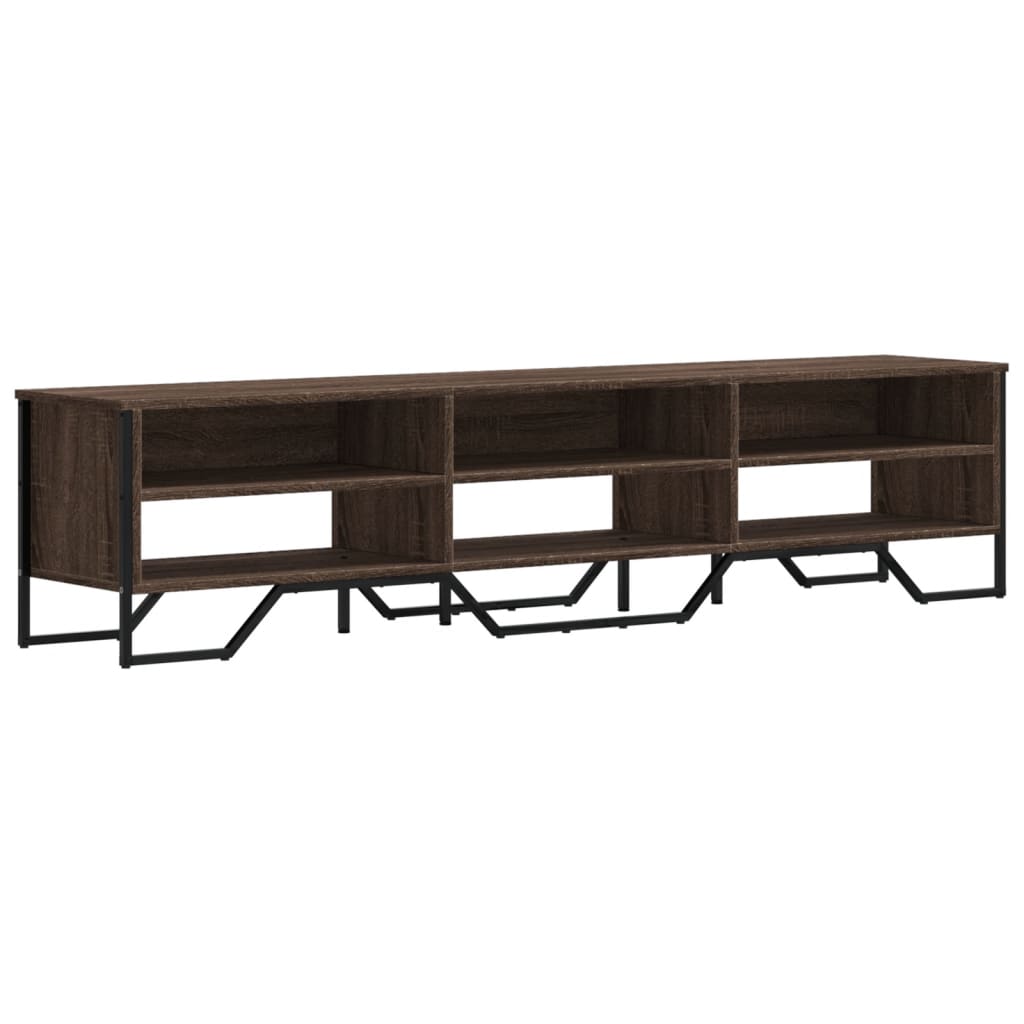 vidaXL Dulap TV, stejar maro, 180x34x41 cm, lemn prelucrat vidaXL Dulap TV, stejar maro, 180x34x41 cm, lemn prelucrat
