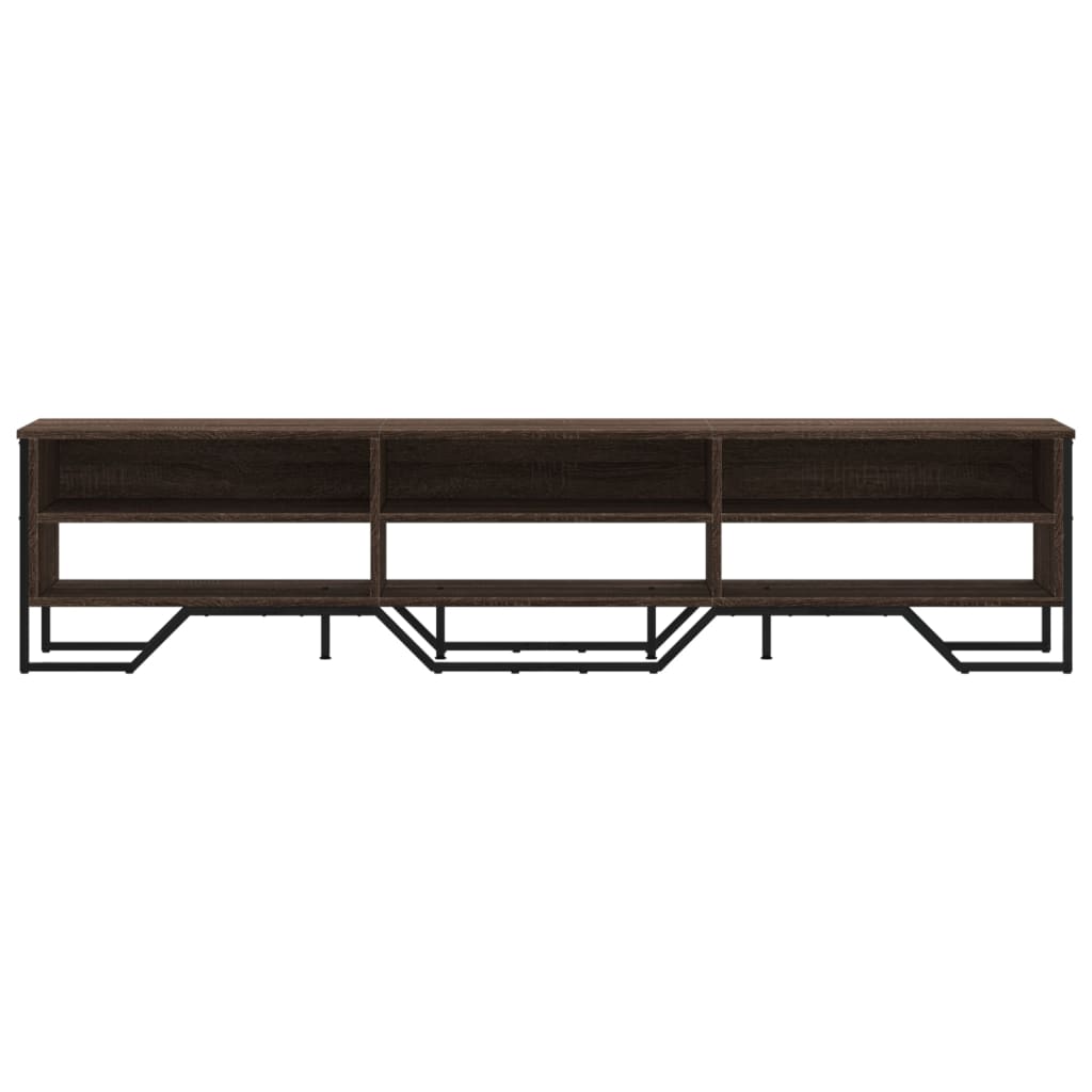 vidaXL Dulap TV, stejar maro, 180x34x41 cm, lemn prelucrat vidaXL Dulap TV, stejar maro, 180x34x41 cm, lemn prelucrat