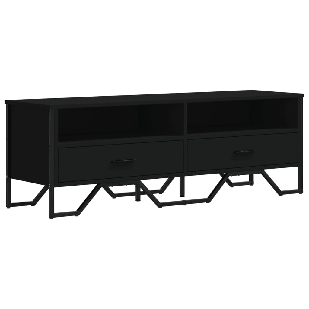 vidaXL Dulap TV, negru, 122x34x41 cm, lemn prelucrat