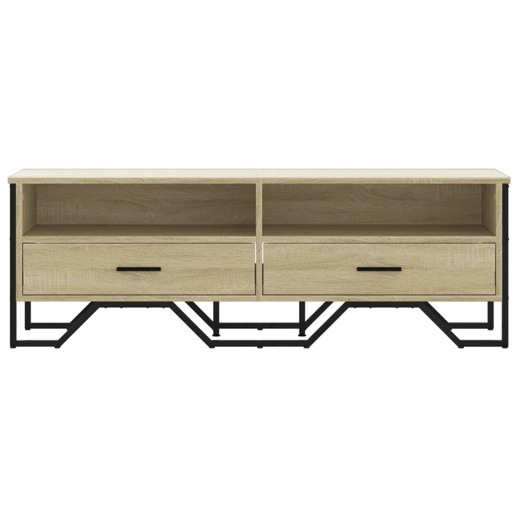 vidaXL Dulap TV, stejar sonoma, 122x34x41 cm, lemn prelucrat vidaXL Dulap TV, stejar sonoma, 122x34x41 cm, lemn prelucrat
