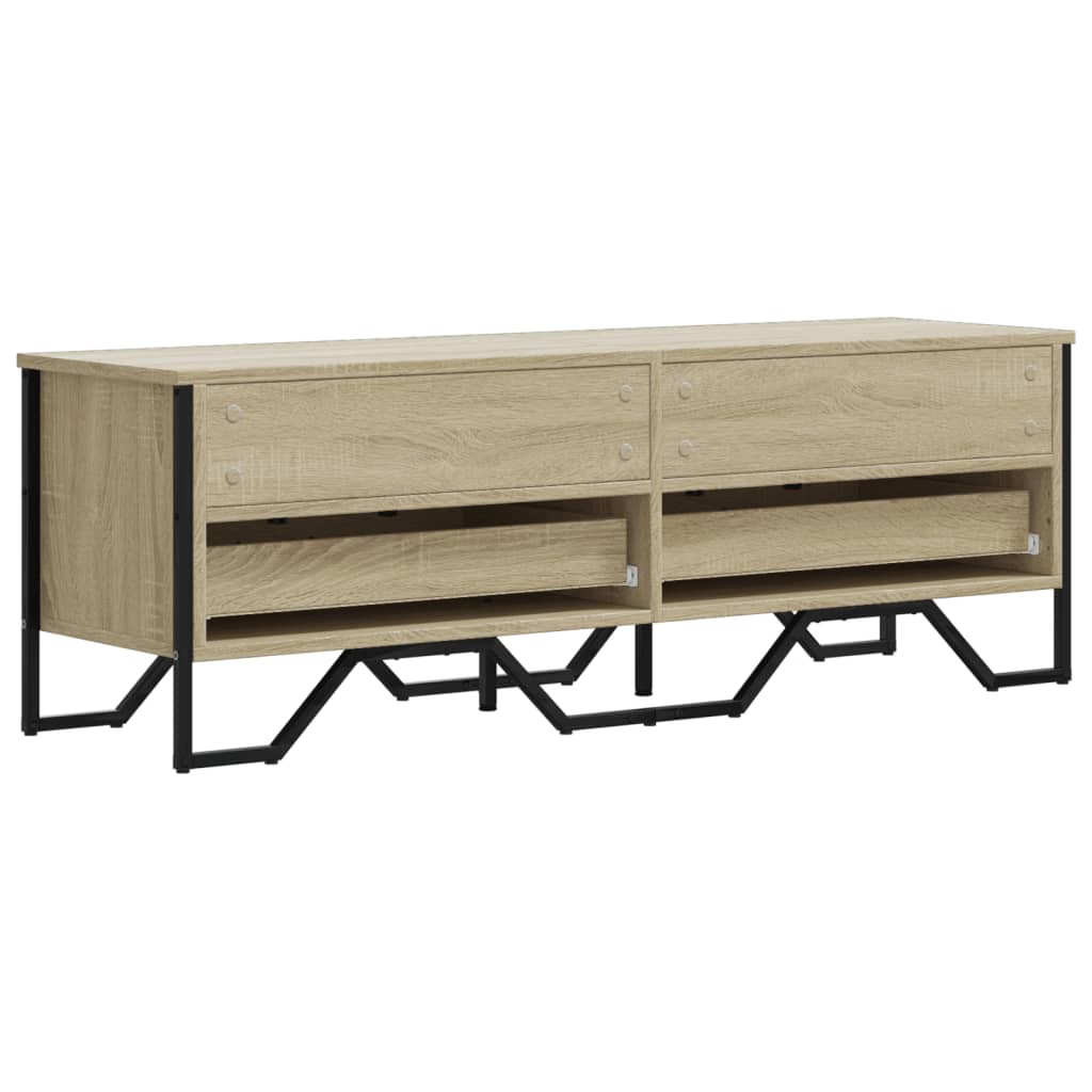 vidaXL Dulap TV, stejar sonoma, 122x34x41 cm, lemn prelucrat vidaXL Dulap TV, stejar sonoma, 122x34x41 cm, lemn prelucrat