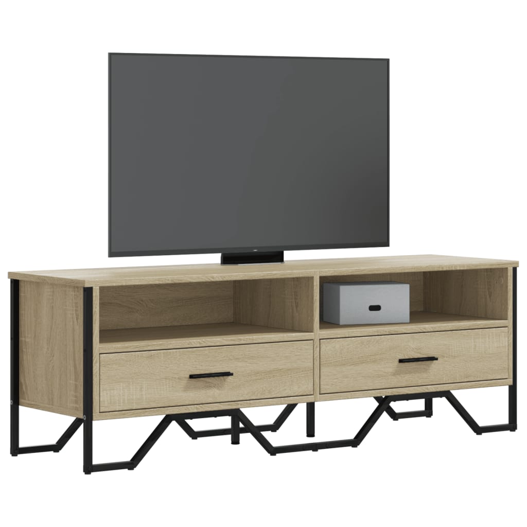 vidaXL Dulap TV, stejar sonoma, 122x34x41 cm, lemn prelucrat vidaXL Dulap TV, stejar sonoma, 122x34x41 cm, lemn prelucrat