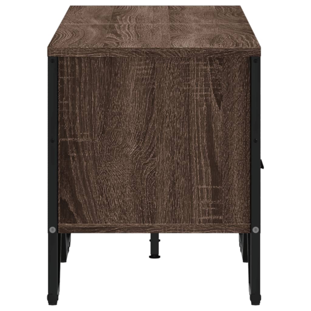 vidaXL Dulap TV, stejar maro, 122x34x41 cm, lemn prelucrat vidaXL Dulap TV, stejar maro, 122x34x41 cm, lemn prelucrat