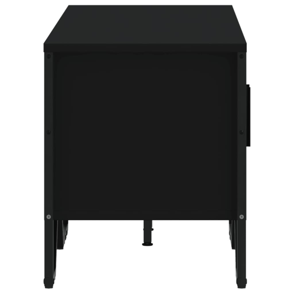 vidaXL Dulap TV, negru, 122x34x41 cm, lemn prelucrat