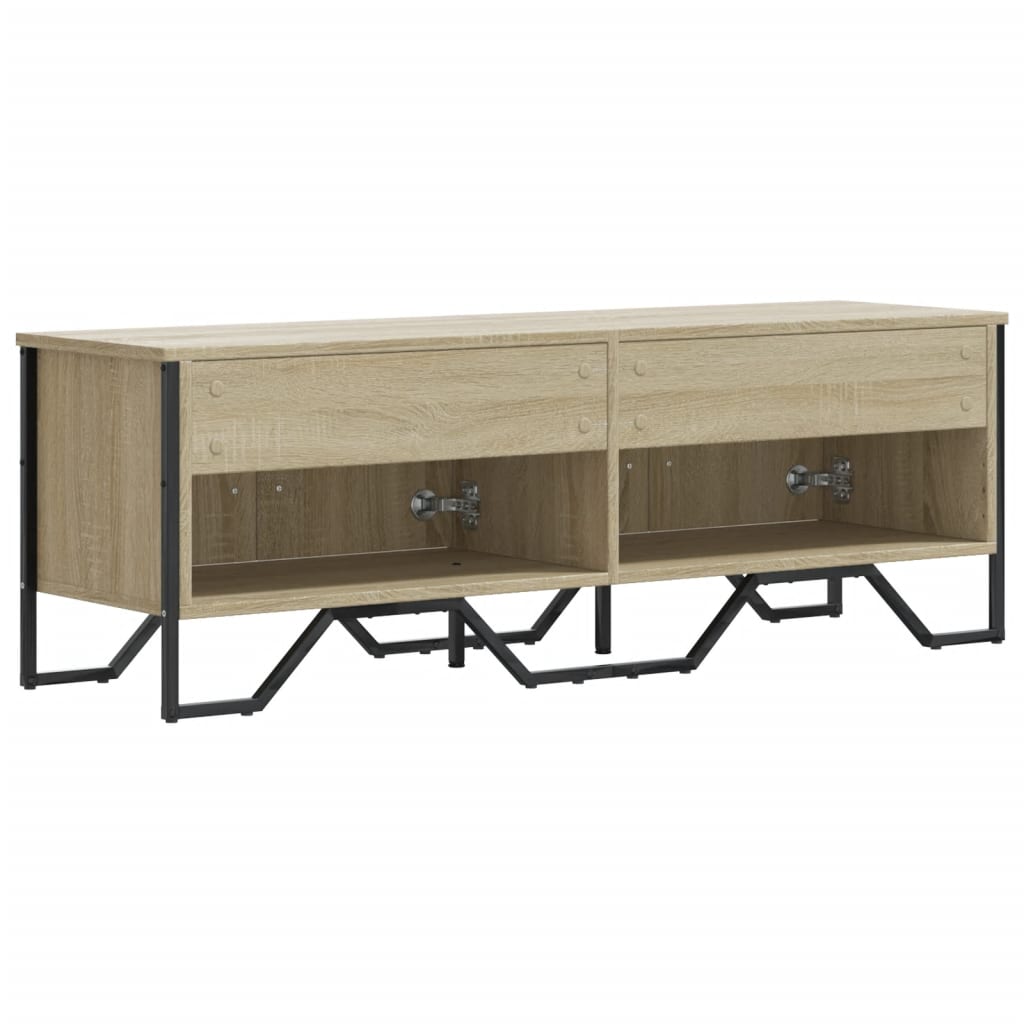 vidaXL Dulap TV, stejar sonoma, 122x34x41 cm, lemn prelucrat vidaXL Dulap TV, stejar sonoma, 122x34x41 cm, lemn prelucrat