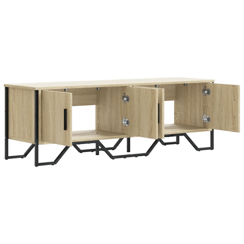 vidaXL Dulap TV, stejar sonoma, 122x34x41 cm, lemn prelucrat vidaXL Dulap TV, stejar sonoma, 122x34x41 cm, lemn prelucrat
