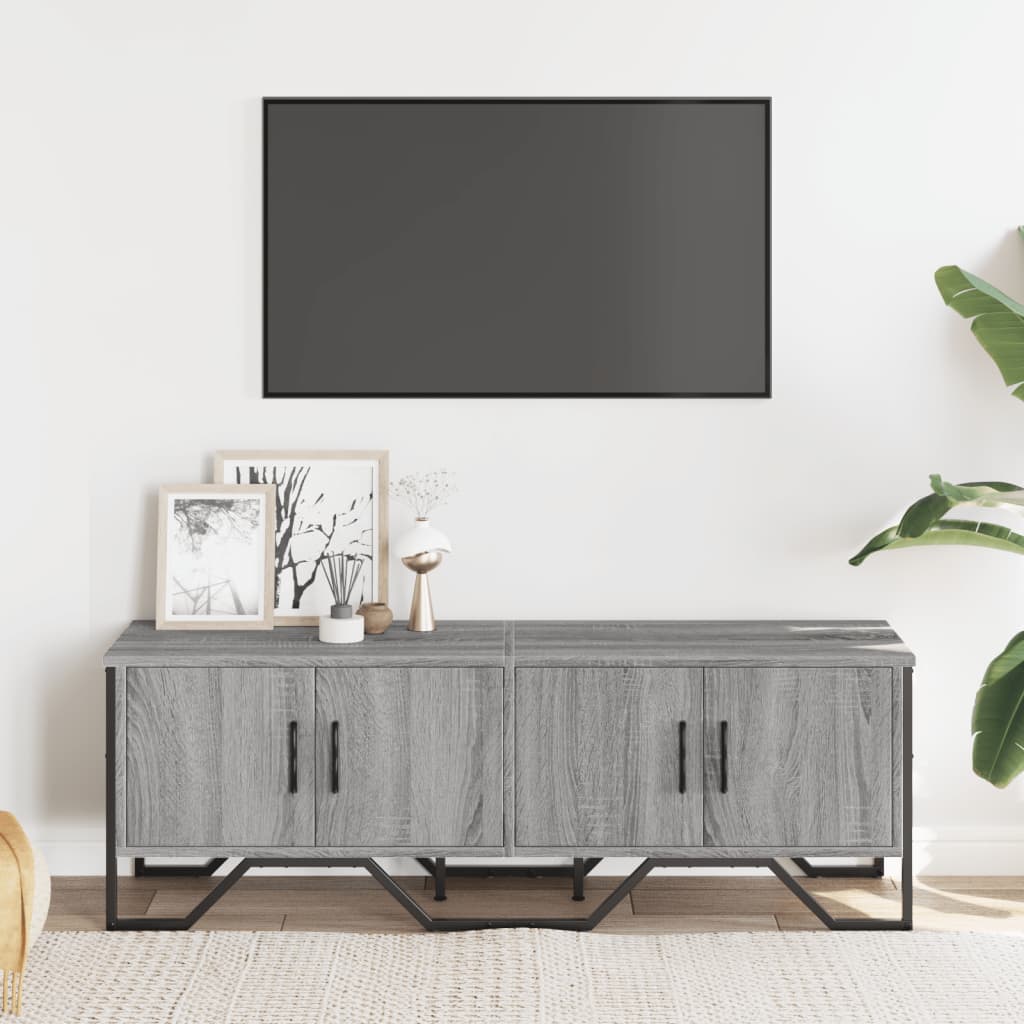 vidaXL Dulap TV, gri sonoma, 122x34x41 cm, lemn prelucrat