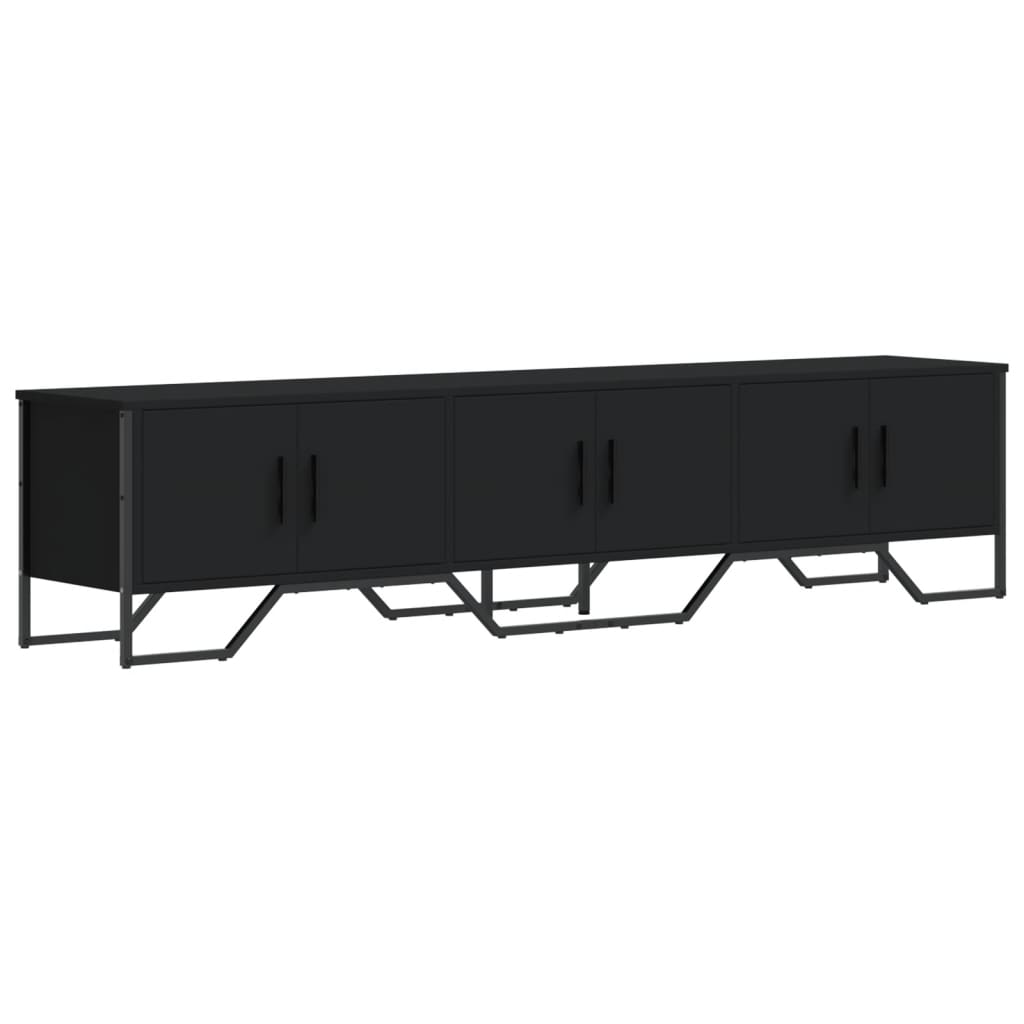 vidaXL Dulap TV, negru, 180x34x41 cm, lemn prelucrat vidaXL Dulap TV, negru, 180x34x41 cm, lemn prelucrat
