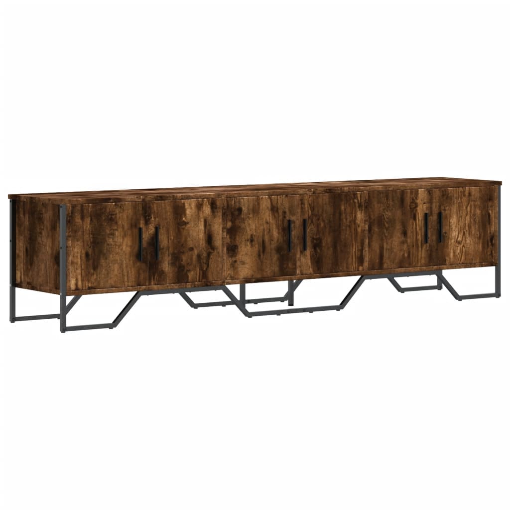 vidaXL Dulap TV, stejar fumuriu, 180x34x41 cm, lemn prelucrat