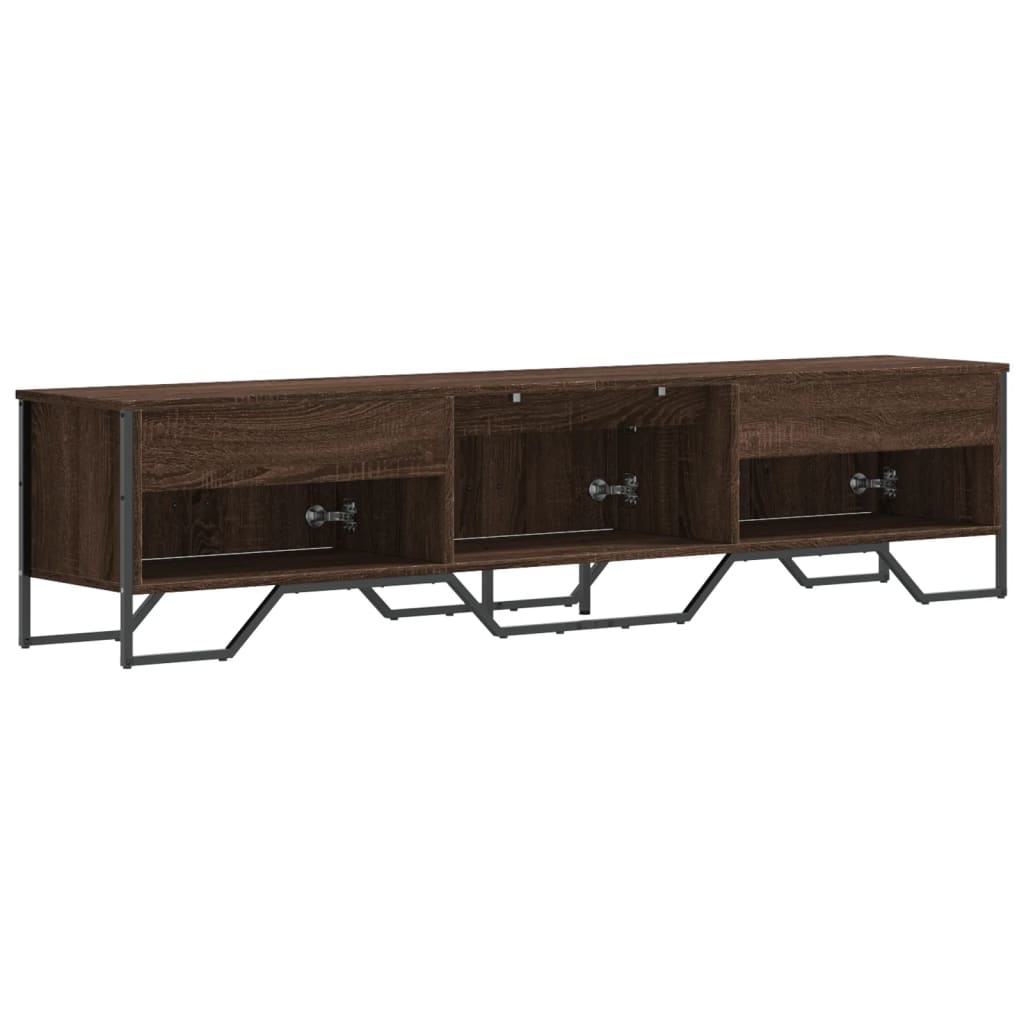 vidaXL Dulap TV, stejar maro, 180x34x41 cm, lemn prelucrat vidaXL Dulap TV, stejar maro, 180x34x41 cm, lemn prelucrat