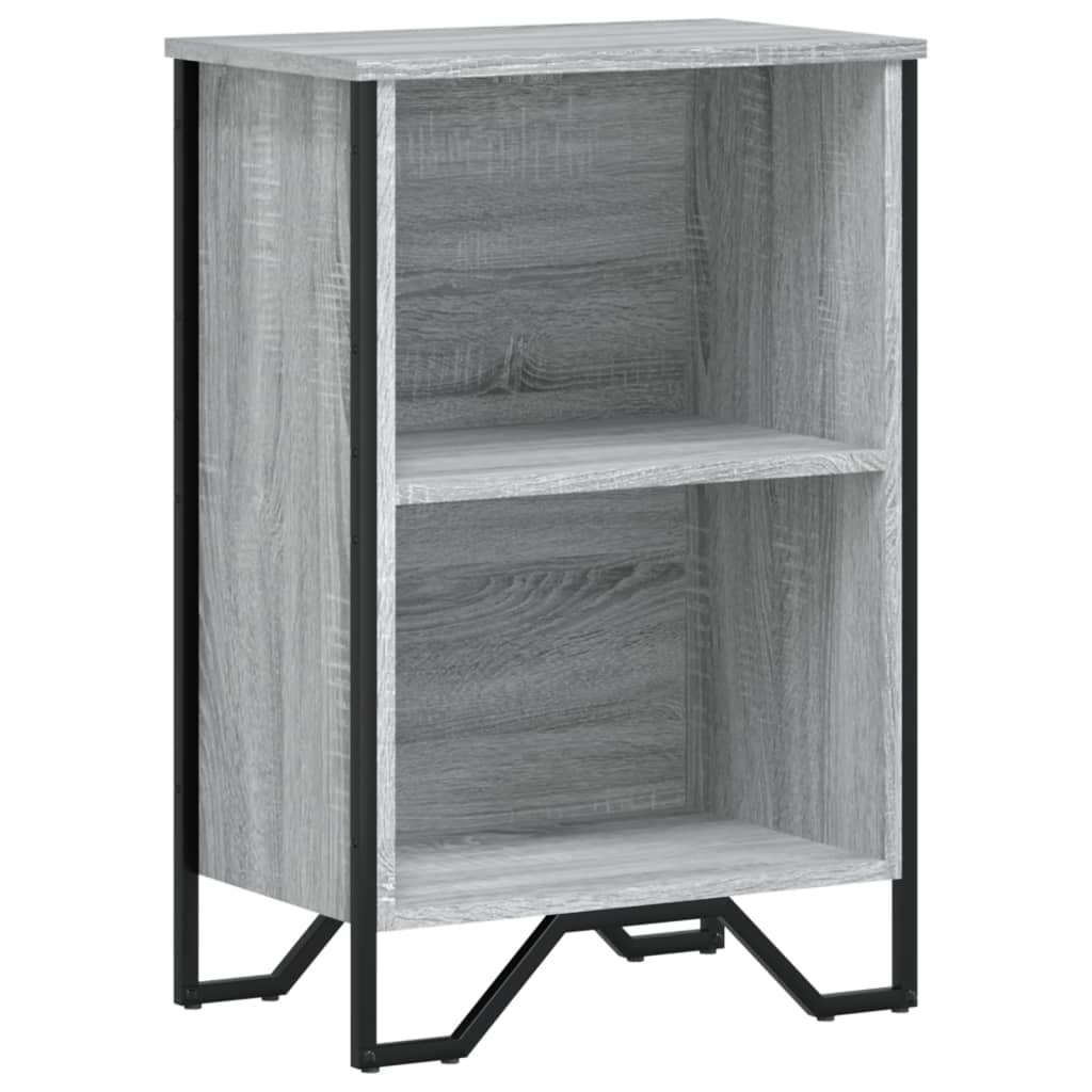 vidaXL Bibliotecă, gri sonoma, 50x31x74,5 cm, lemn prelucrat vidaXL Bibliotecă, gri sonoma, 50x31x74,5 cm, lemn prelucrat
