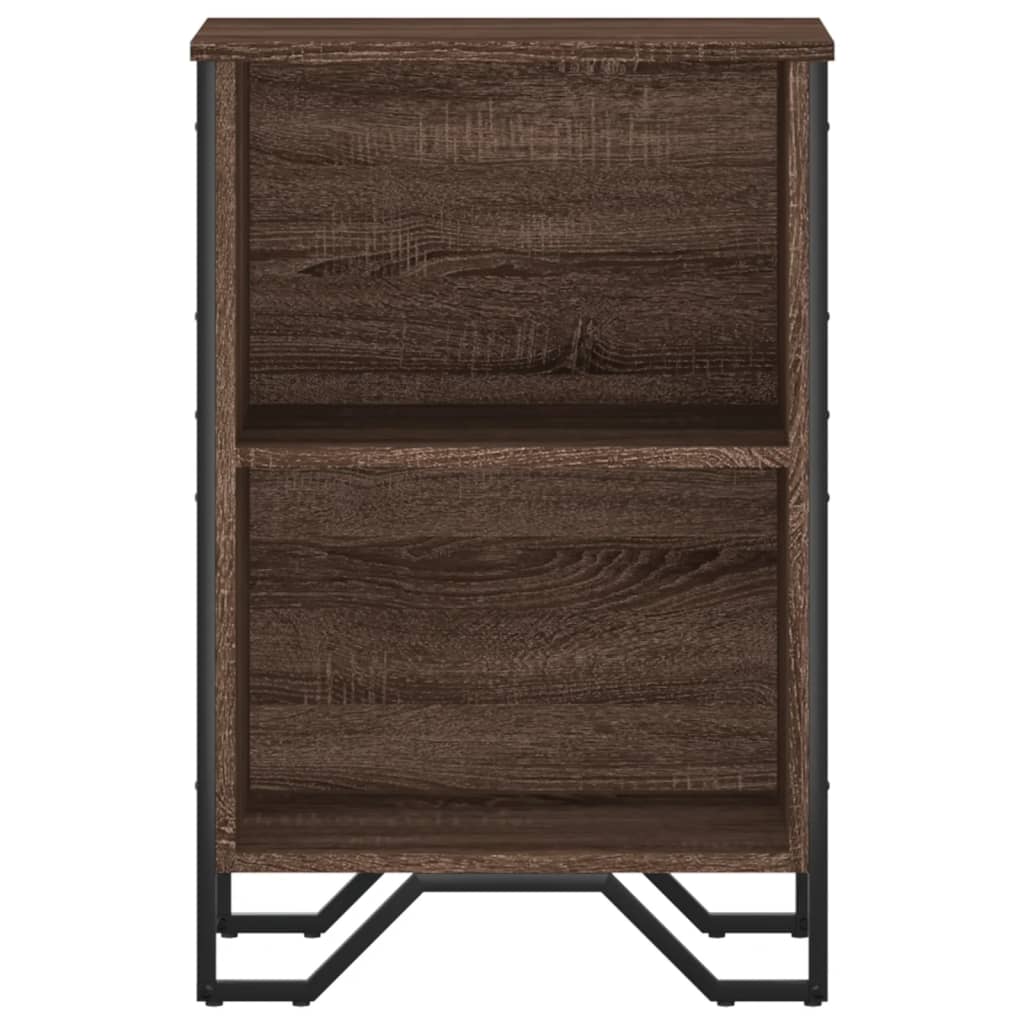 vidaXL Bibliotecă, stejar maro, 50x31x74,5 cm, lemn prelucrat vidaXL Bibliotecă, stejar maro, 50x31x74,5 cm, lemn prelucrat