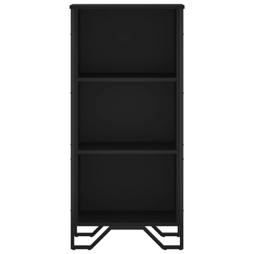 vidaXL Bibliotecă, negru, 50x31x106 cm, lemn prelucrat